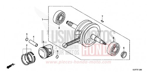 VILEBREQUIN/PISTON CRF70FC de 2012